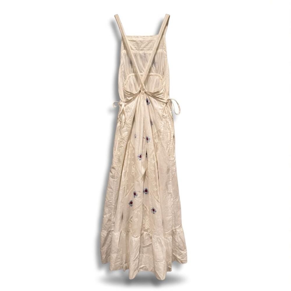 FREE PEOPLE Dewdrop Maxi Cami Dress With Lace Inserts Size XS - Picture 7 of 13